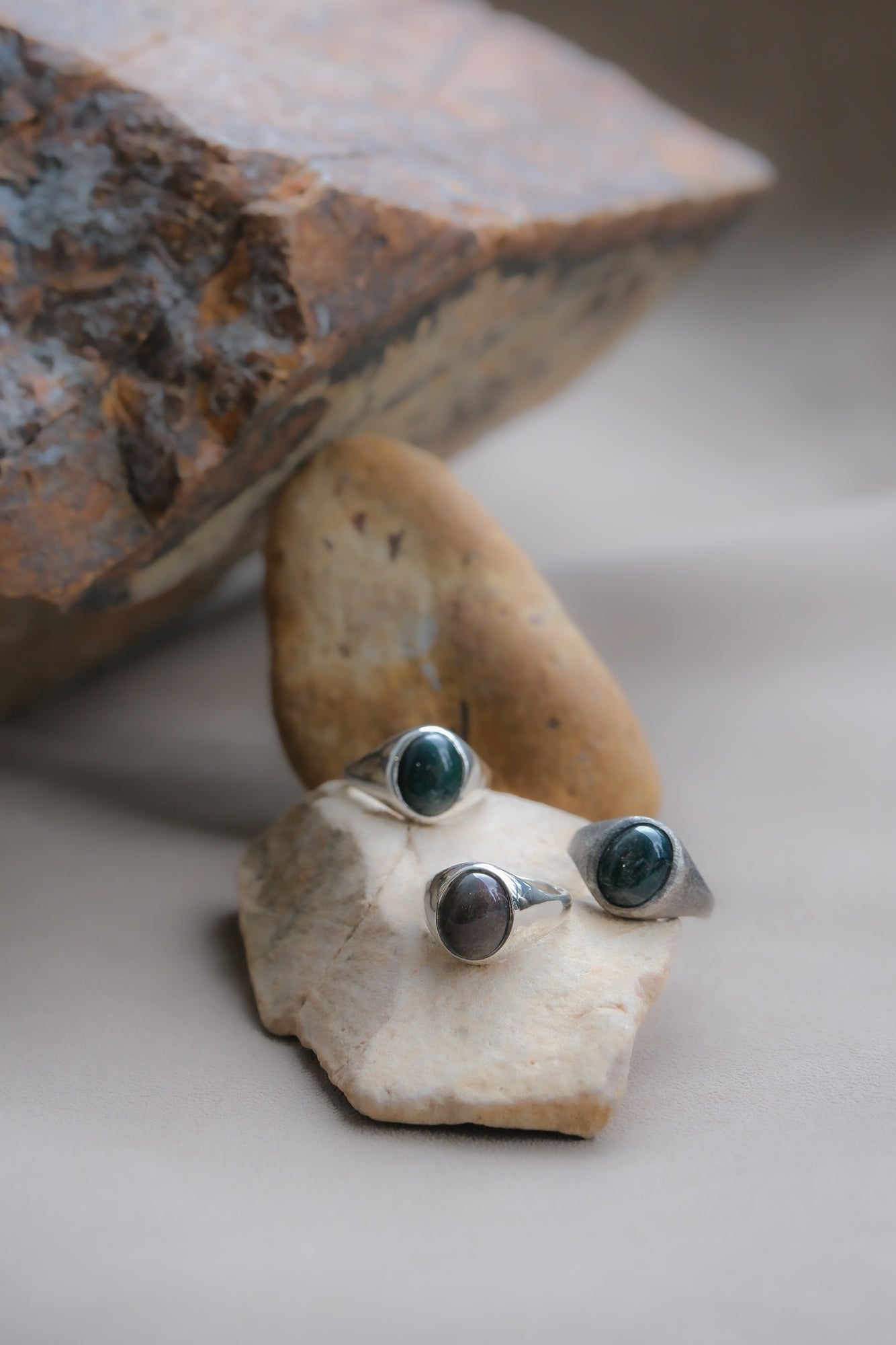 Gemstone Signet Ring