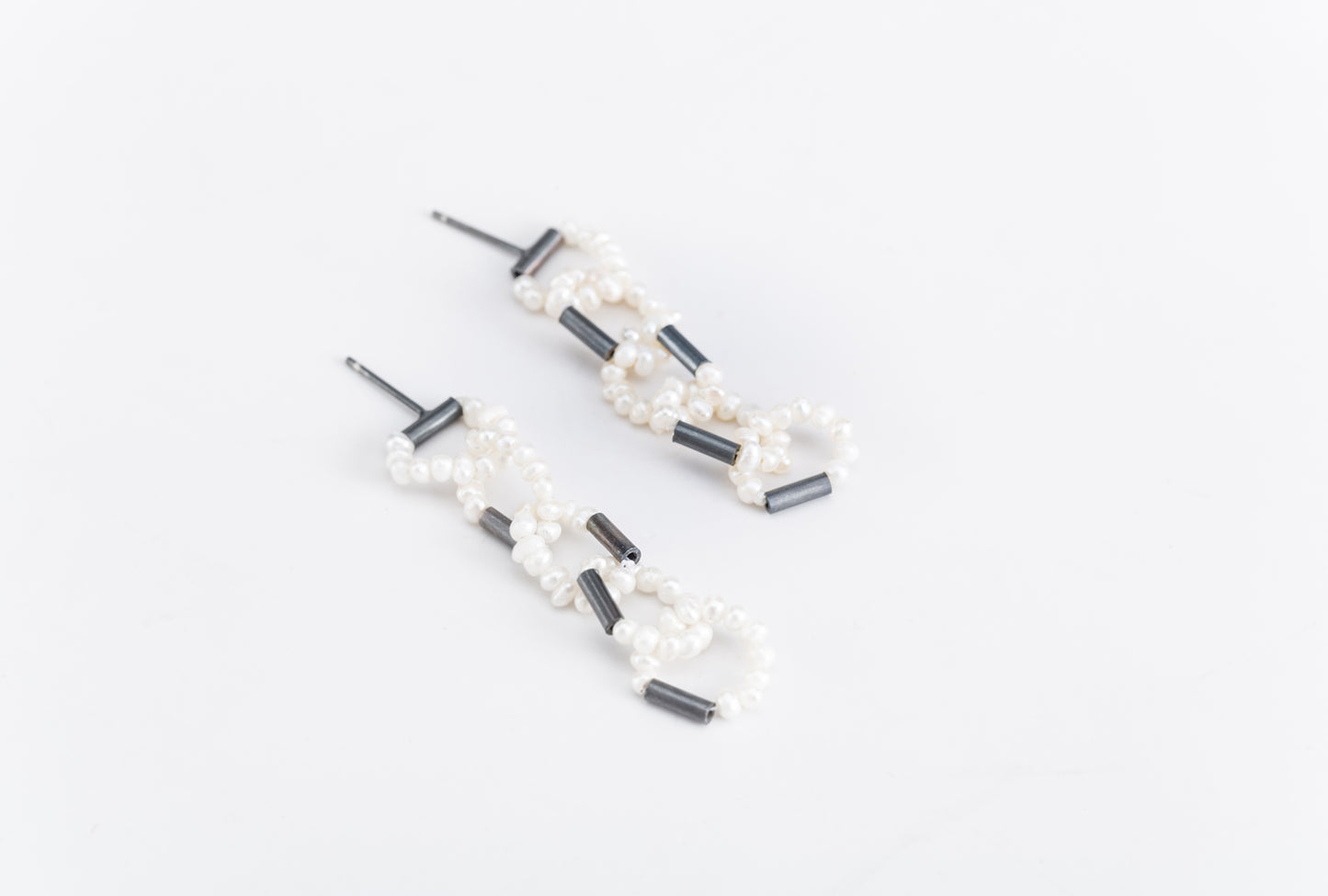 Baby Pearl Links Earrings