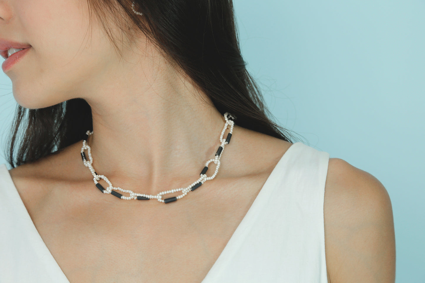 Baby Pearl Links Necklace
