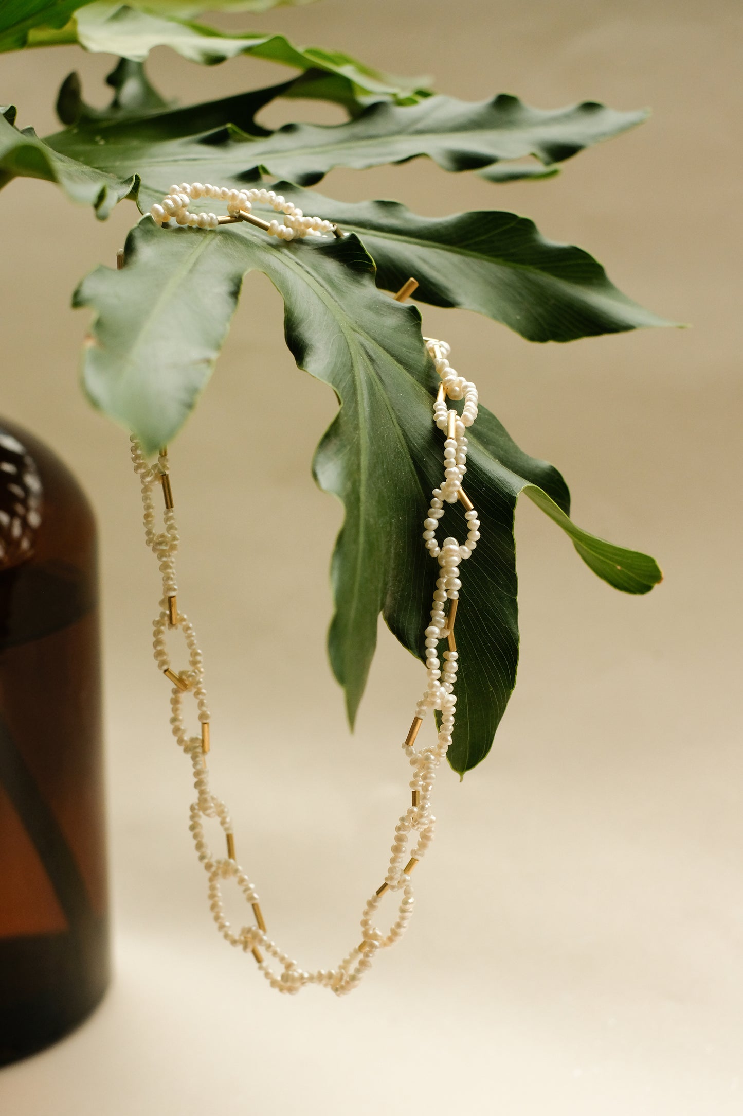 Baby Pearl Links Necklace