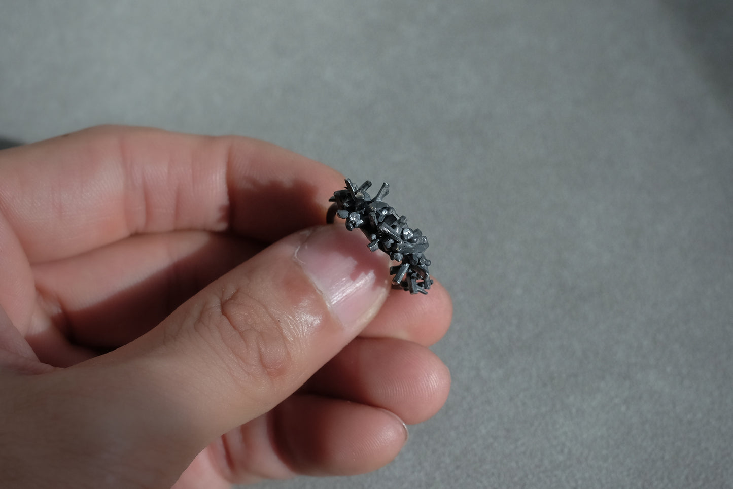 Confetti Ring With Zircon