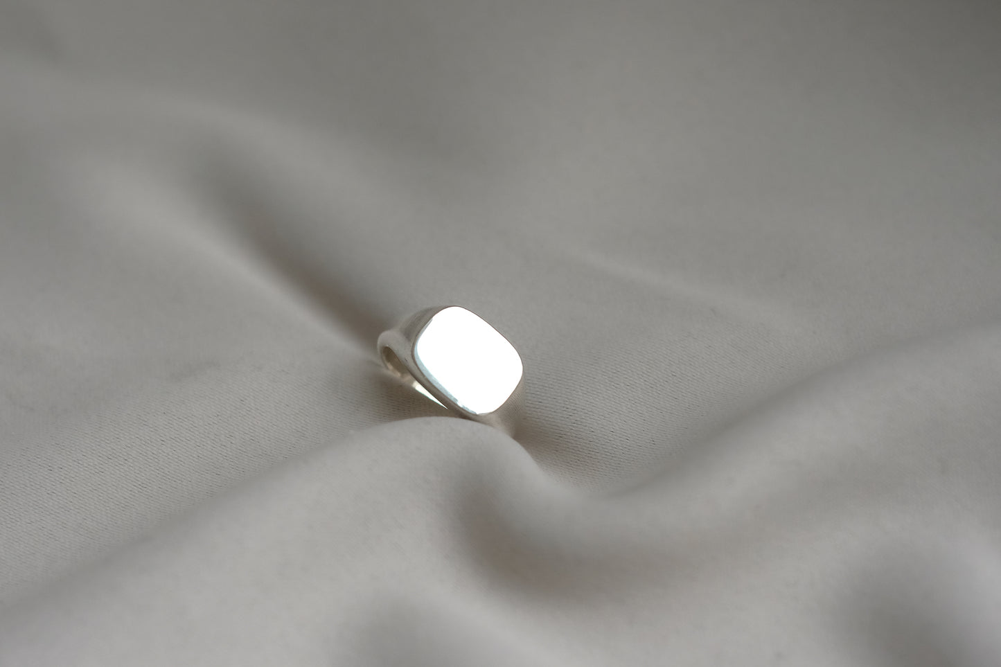 Cushion Signet Ring