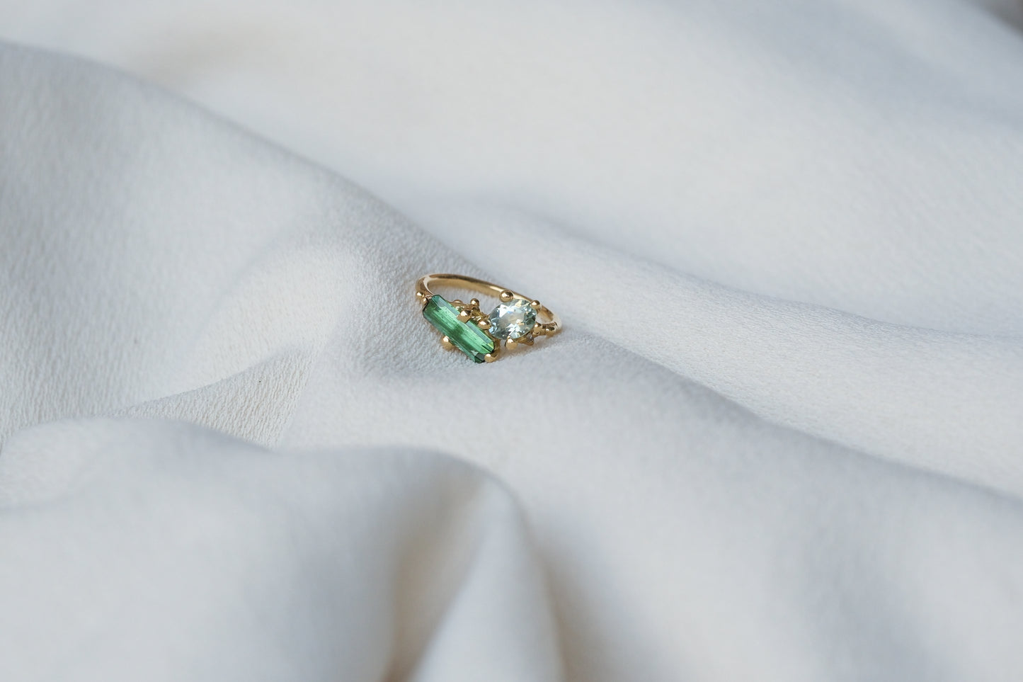 Minty Azure Stella Ring