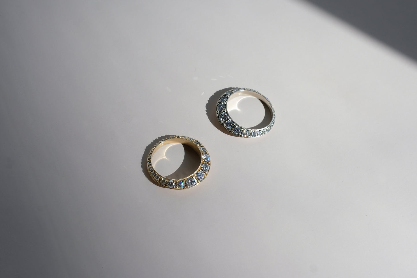 Diamond Crescent Ring