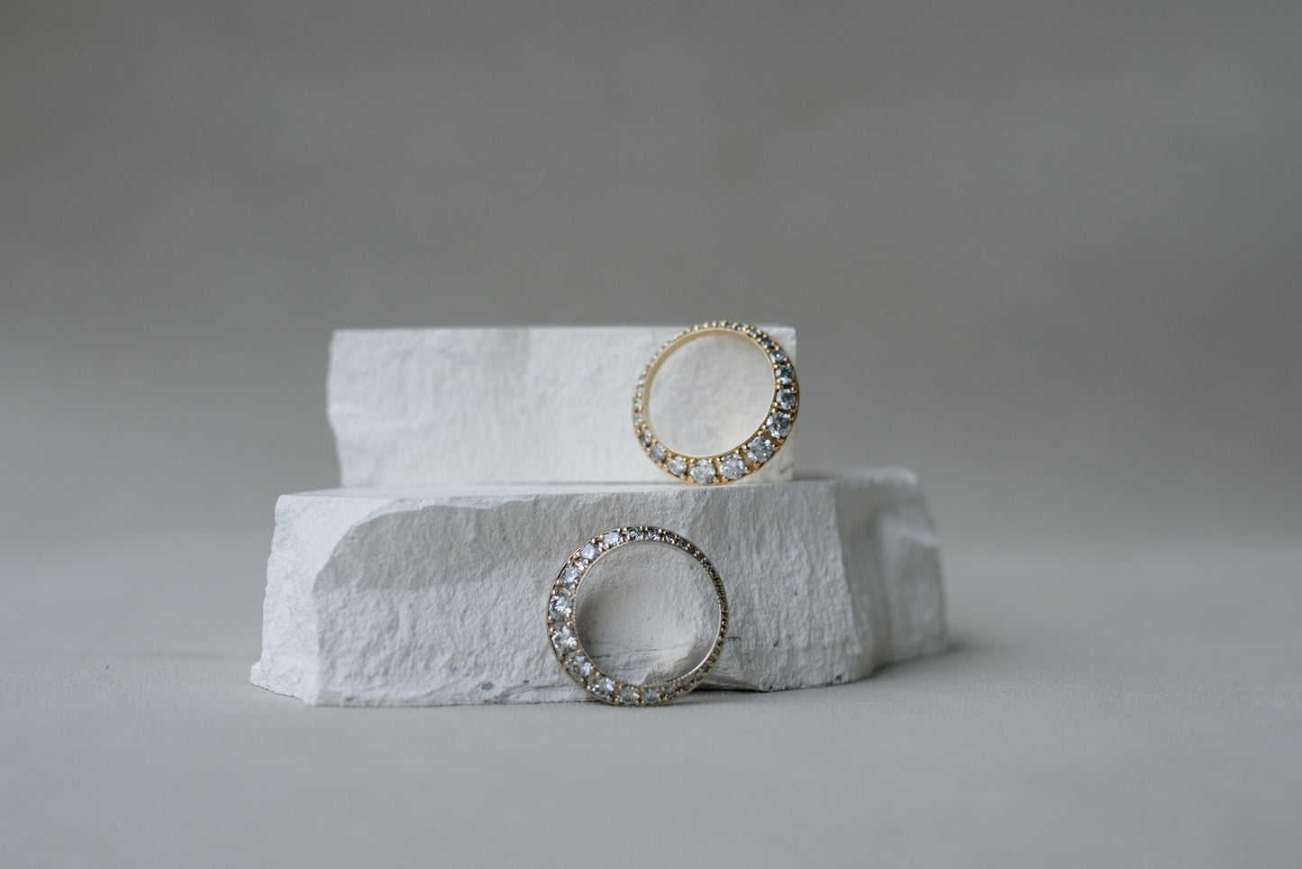 Diamond Crescent Ring