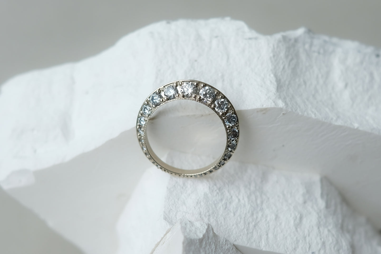 Diamond Crescent Ring