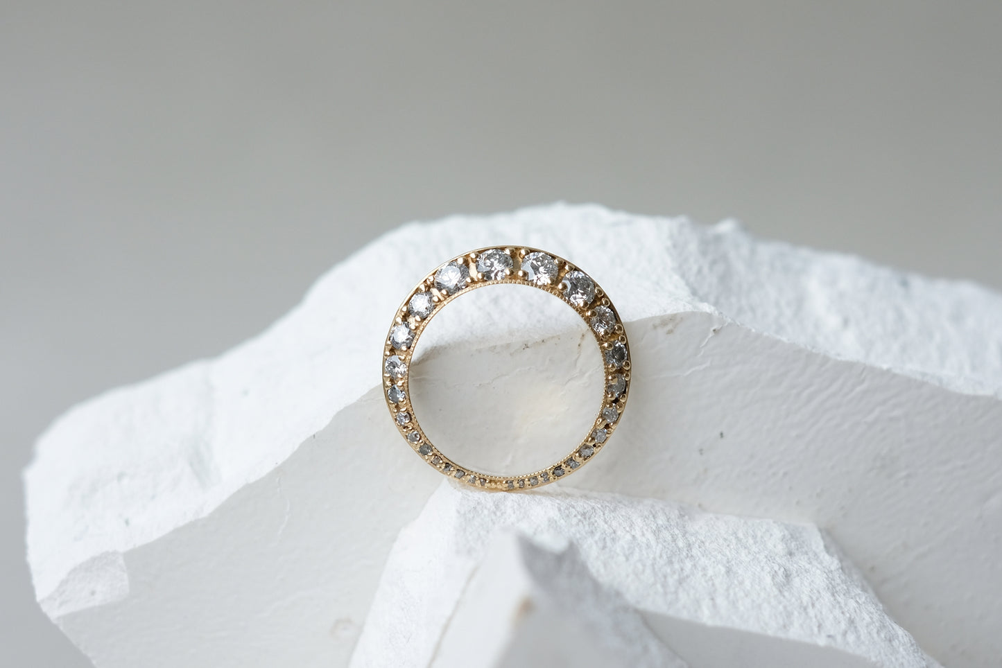 Diamond Crescent Ring