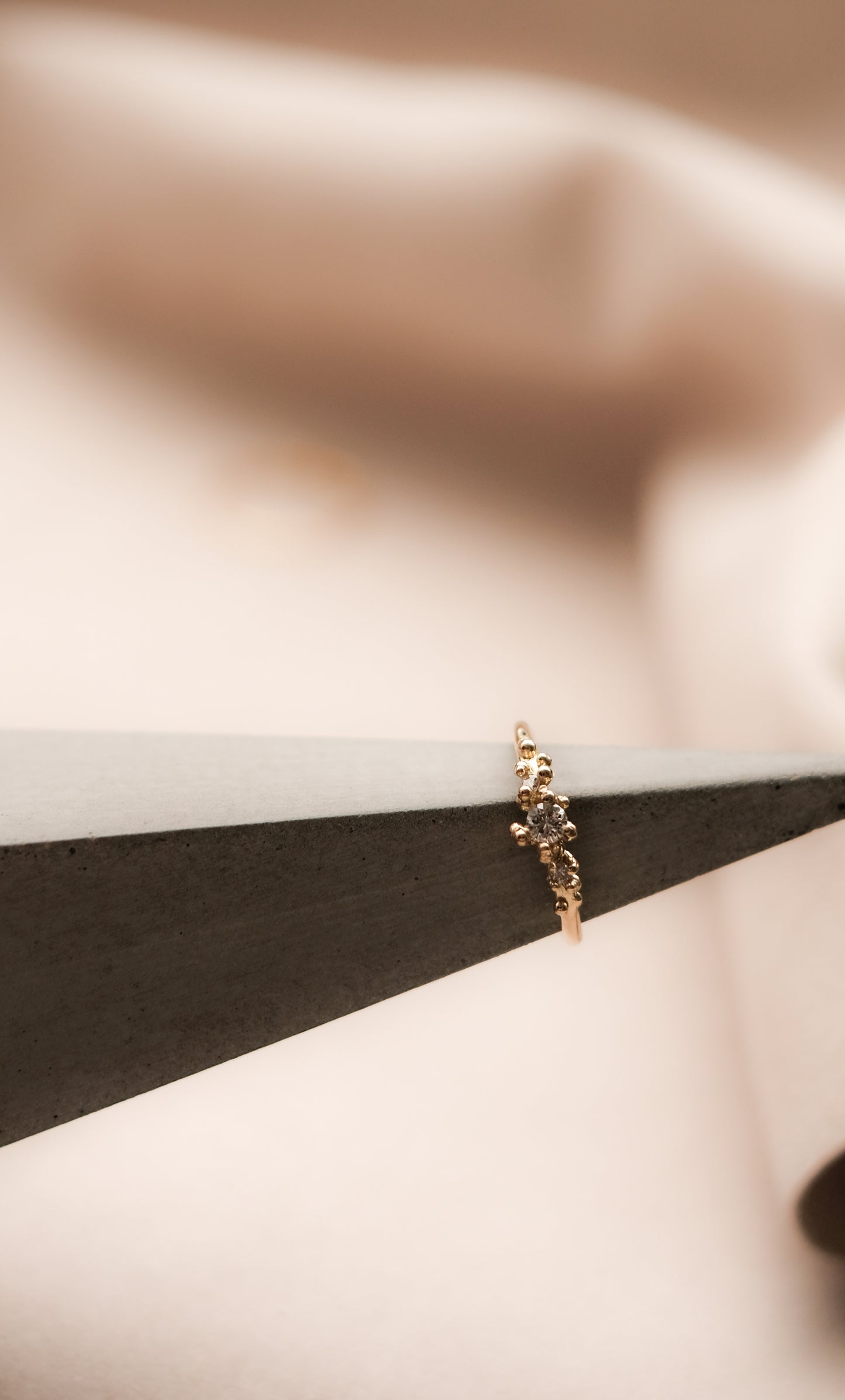 Petite Diamond Stardust Cluster Ring
