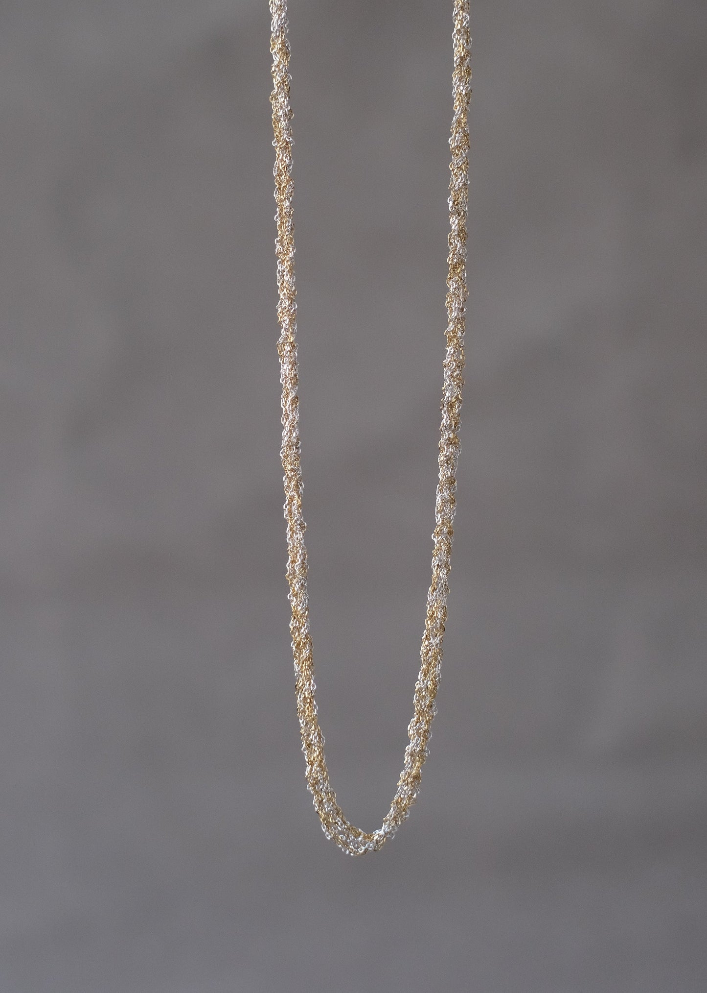 Bi-colored Entwined Necklace