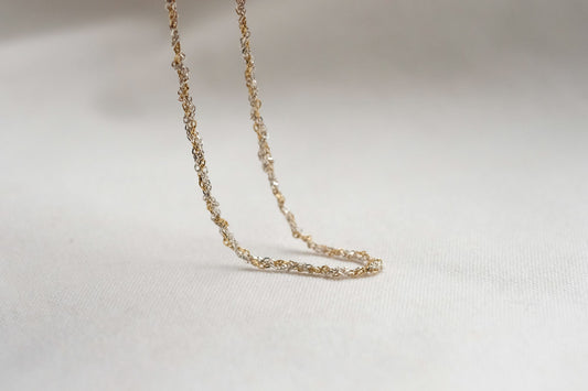 Bi-colored Entwined Necklace