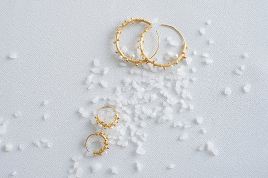 First Frost Hoop Earrings