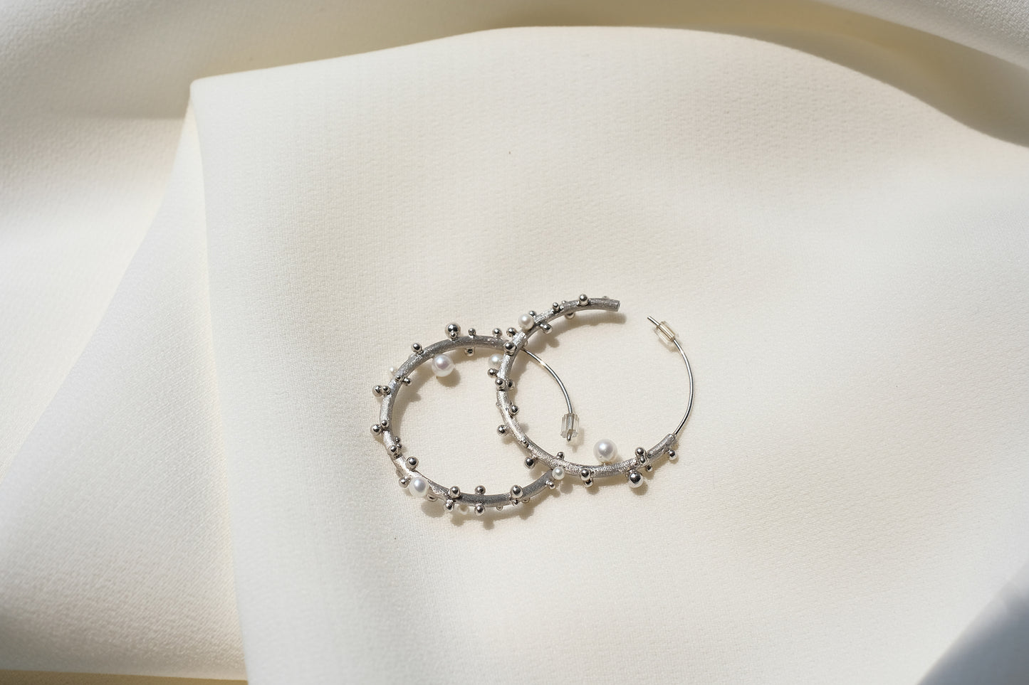 First Frost Hoop Earrings