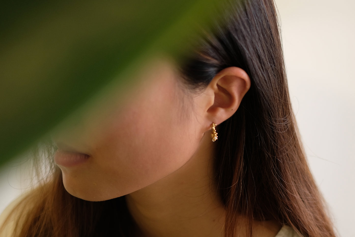 First Frost Hoop Earrings