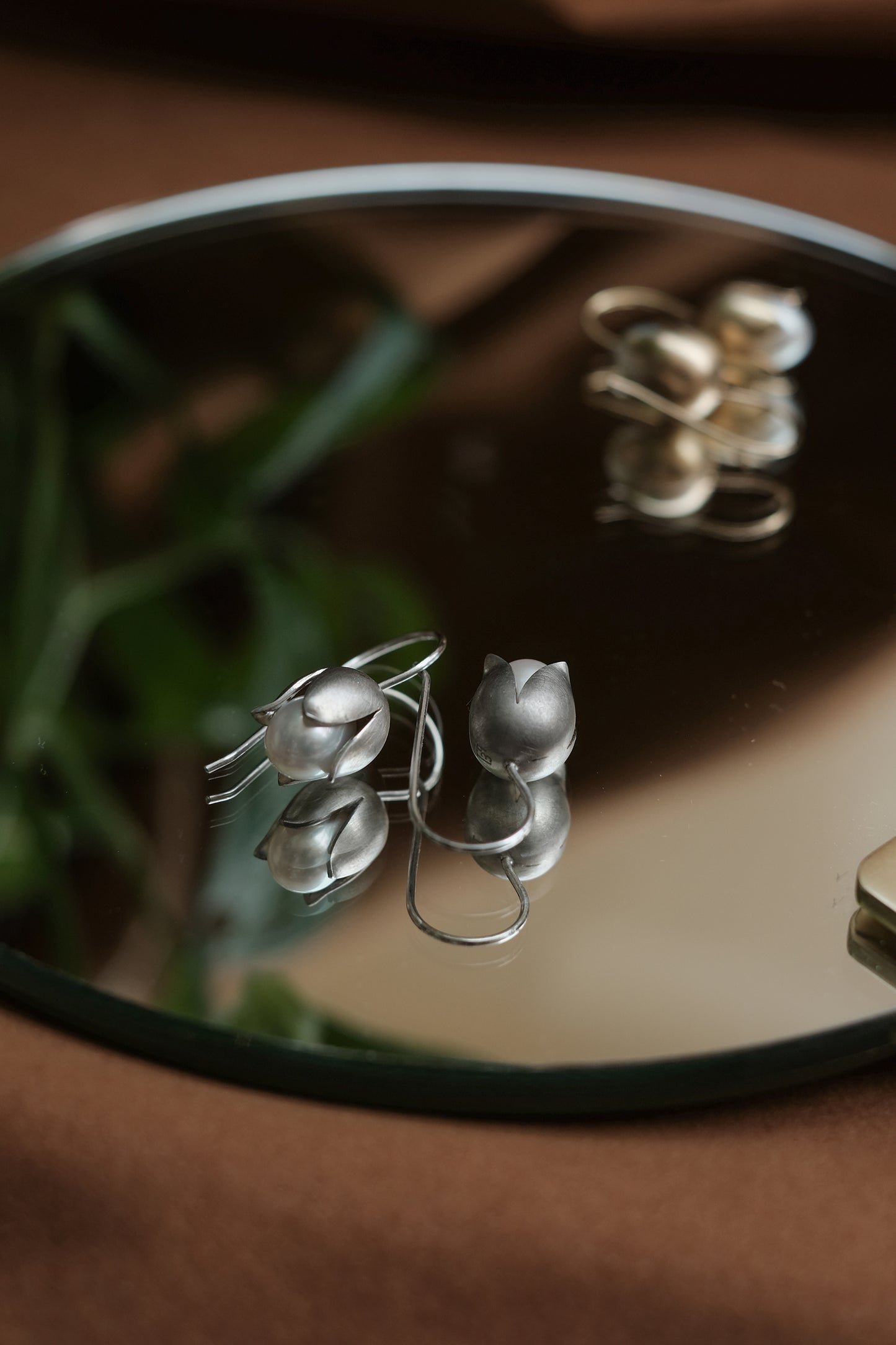 Floral Pearl Earrings