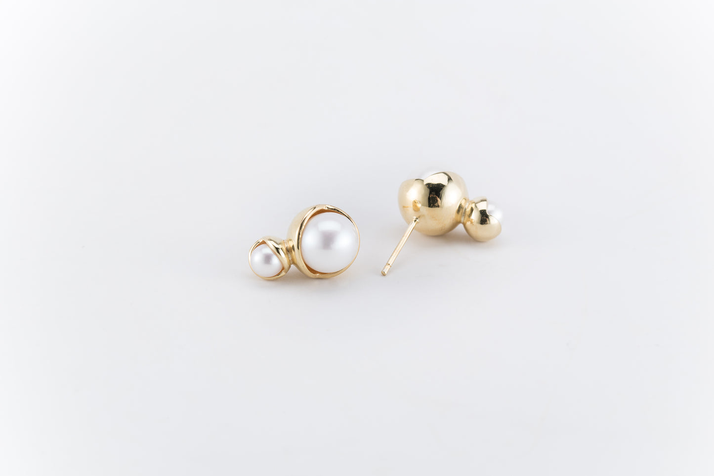 Fruity Small Double Pearl Earrings
