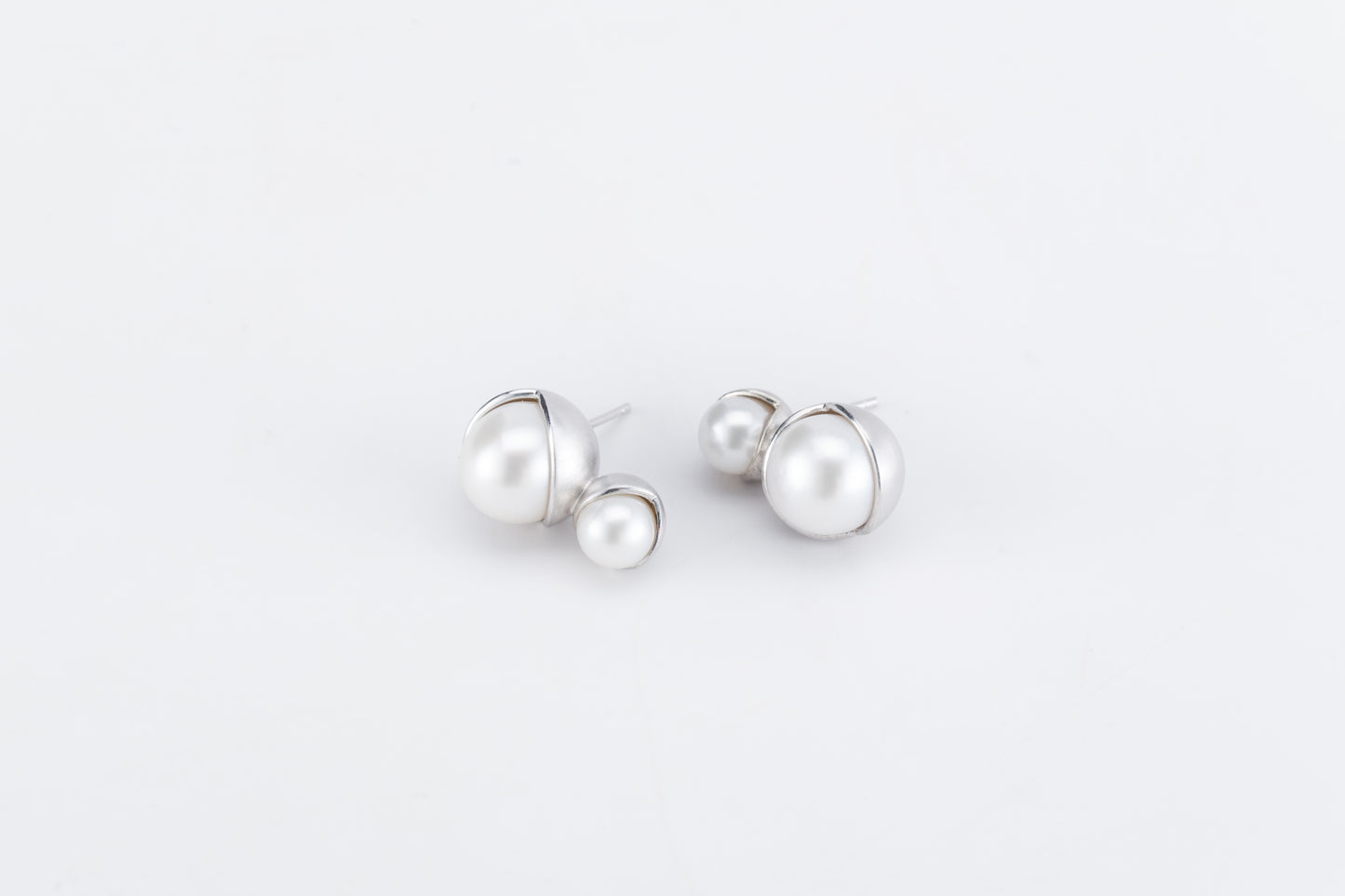 Fruity Double Pearl Studs