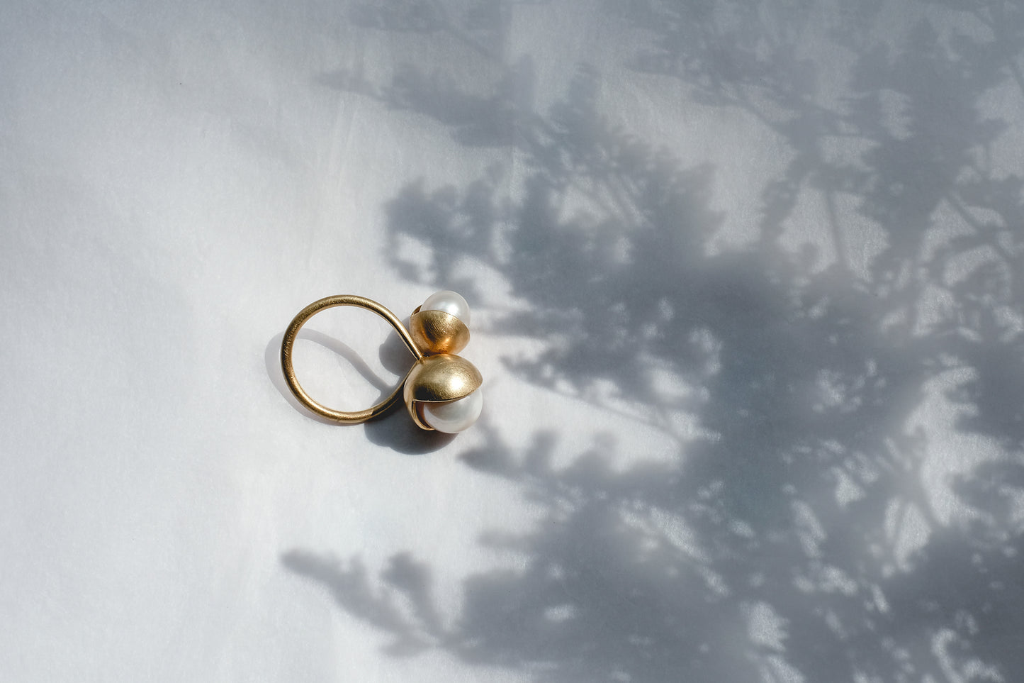Fruity Pearl Double Ring