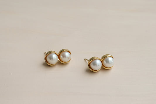 Fruity Twin Pearl Studs