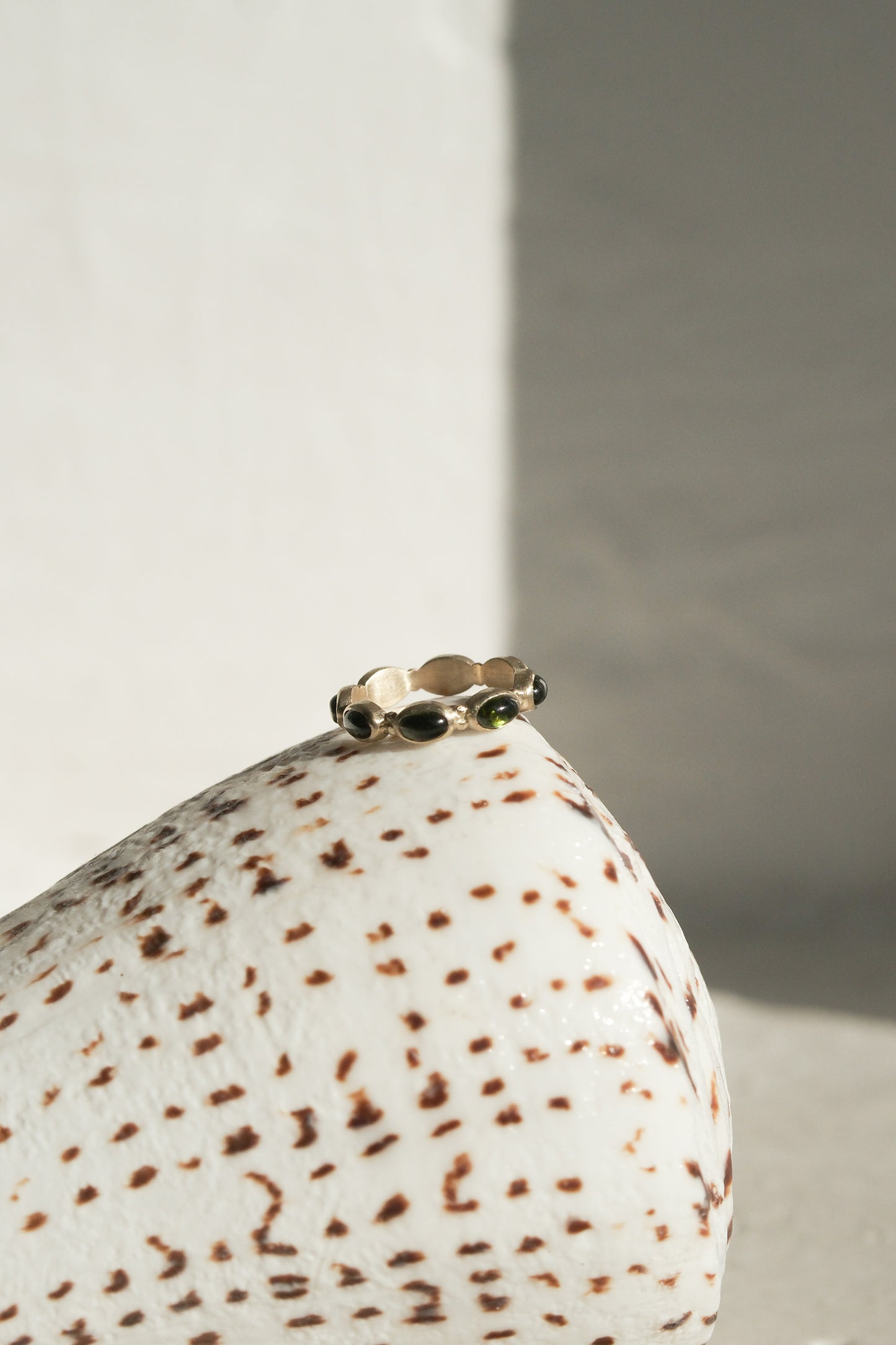 Renaissance Series Viridis Eternity Ring by Belinda Chang