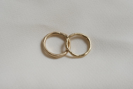 18K Gold Lava Band