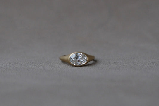 Oval Diamond Ring