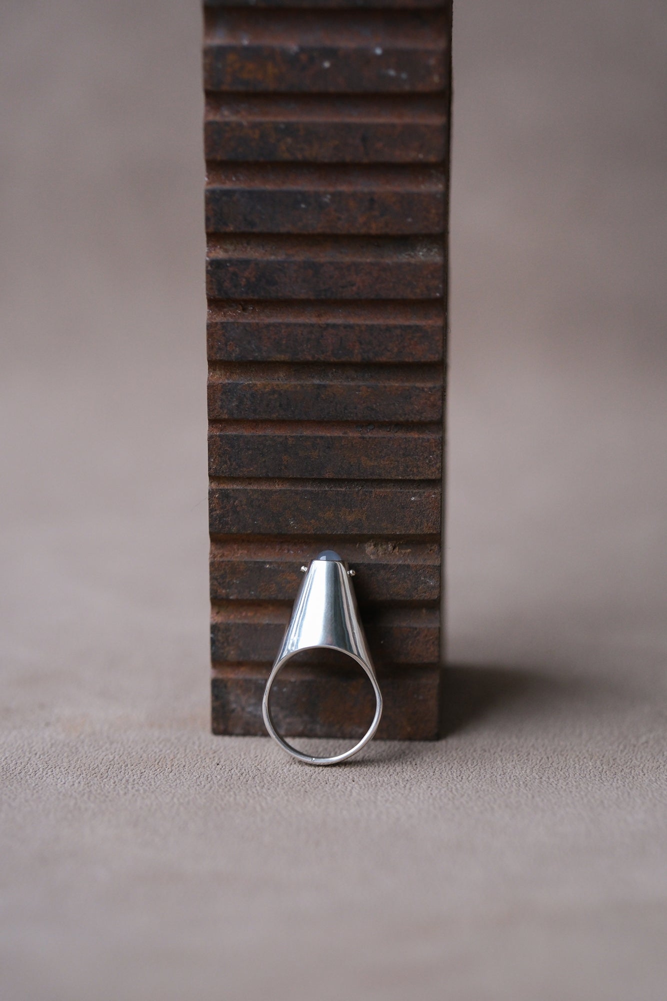 Quartz Roller Signet Ring