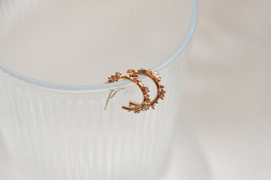 Stardust Large Hoop Earrings