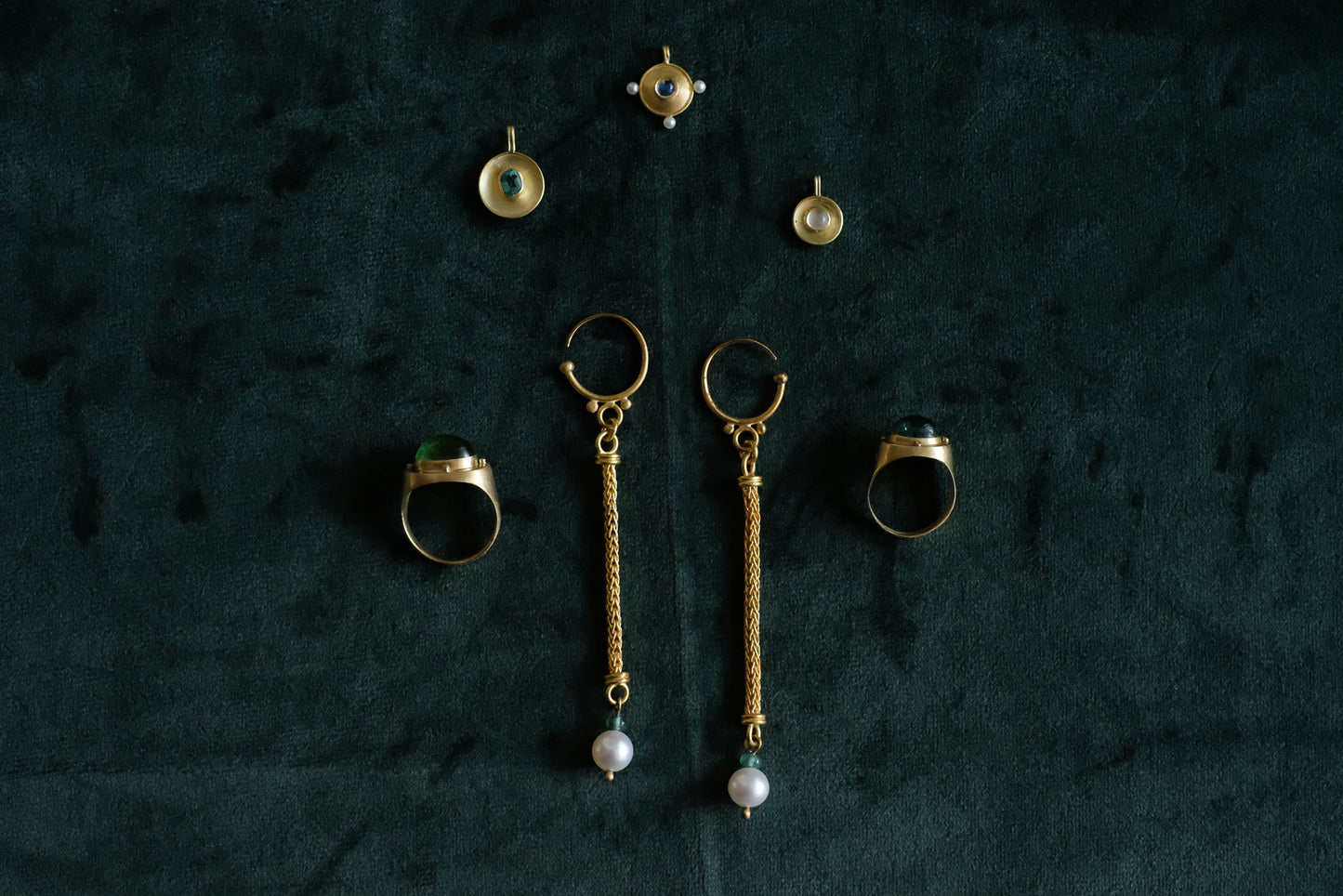 Renaissance Series Byzantine Style Earrings