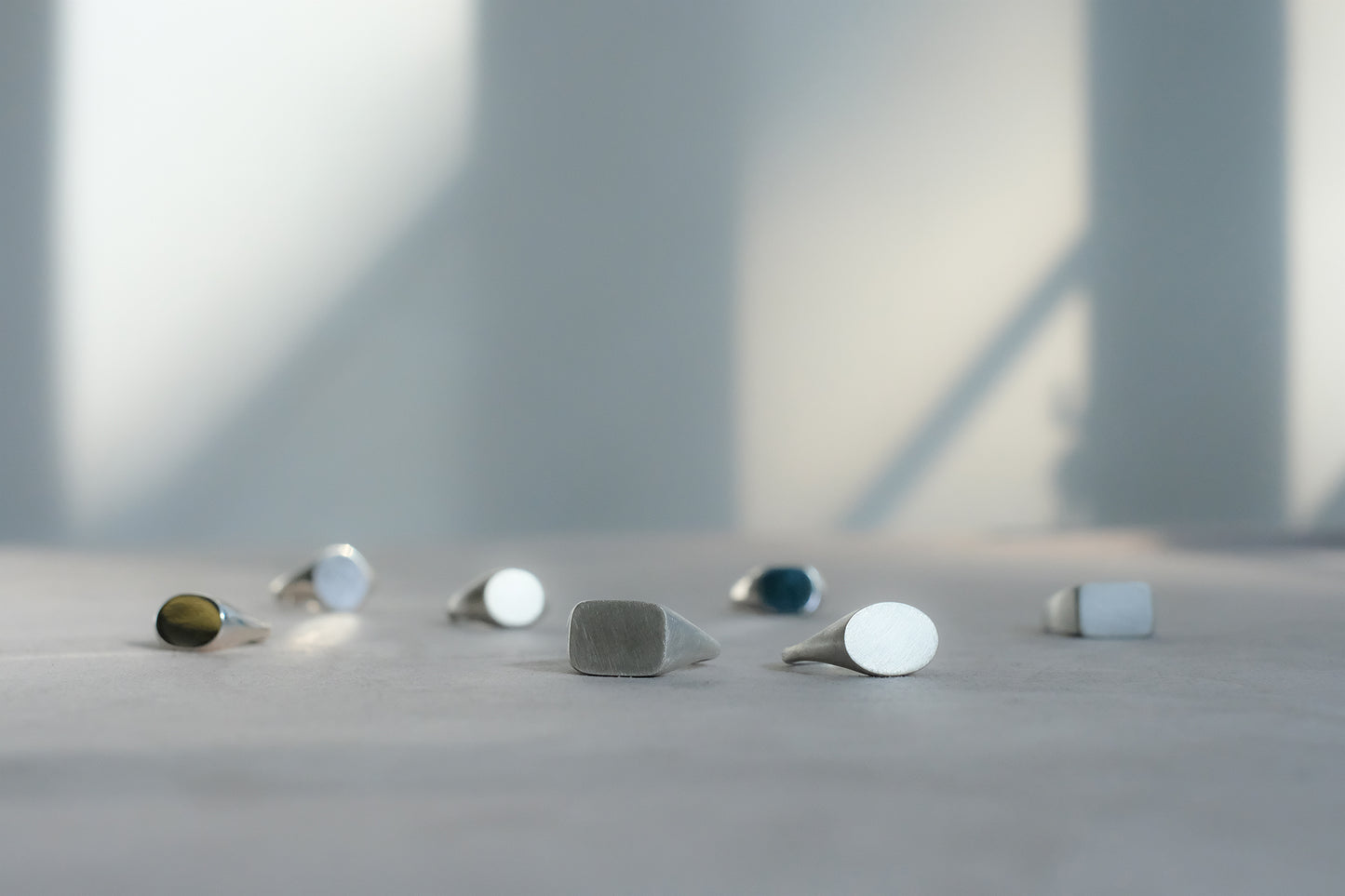 Horizontal Oval Signet Ring