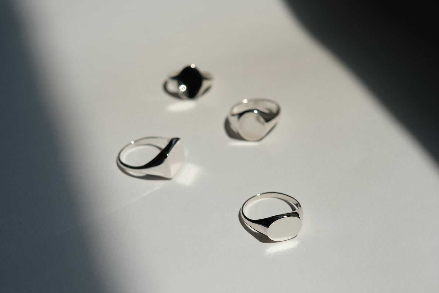 Horizontal Oval Signet Ring