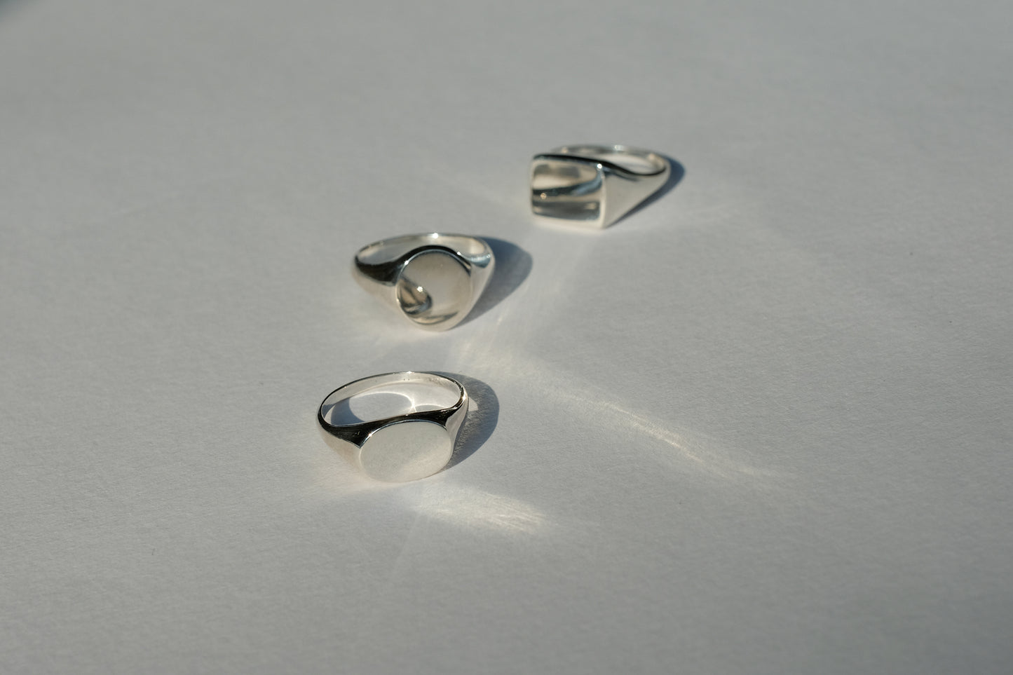 Horizontal Oval Signet Ring