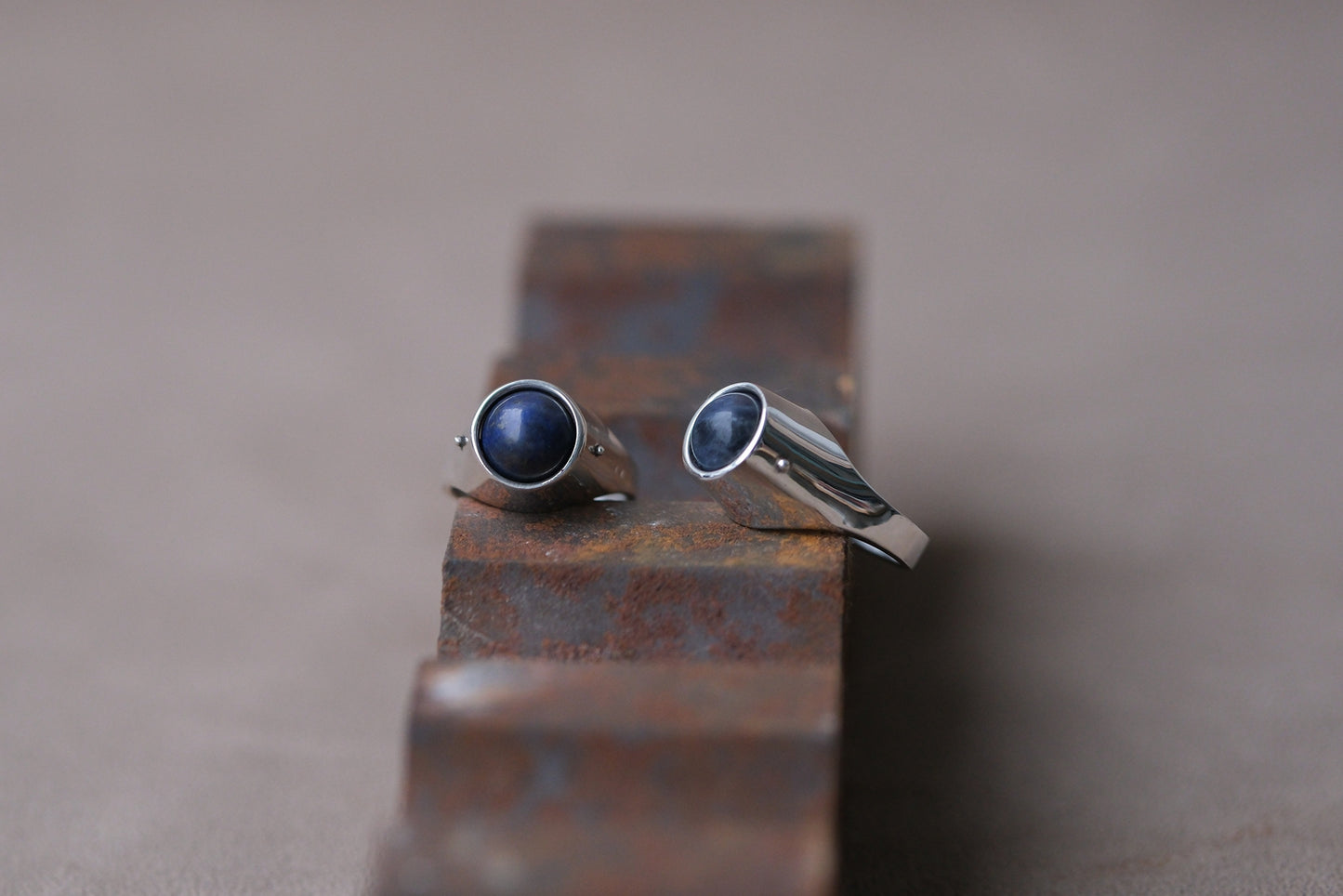 Gemstone Roller Signet Ring