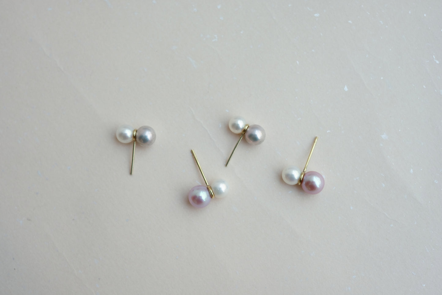 Soulmate Bi-colour Studs