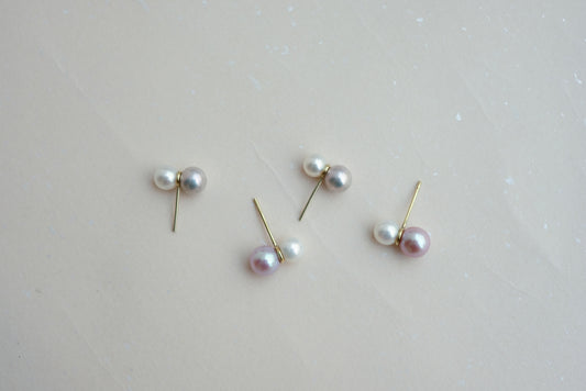 Soulmate Bi-colour Studs