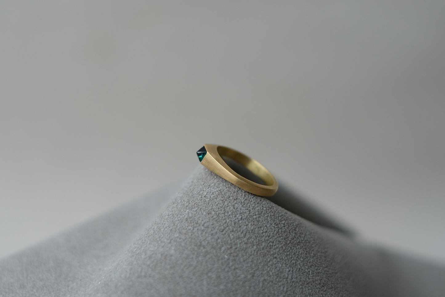 Renaissance Series Stirrup Tourmaline Ring