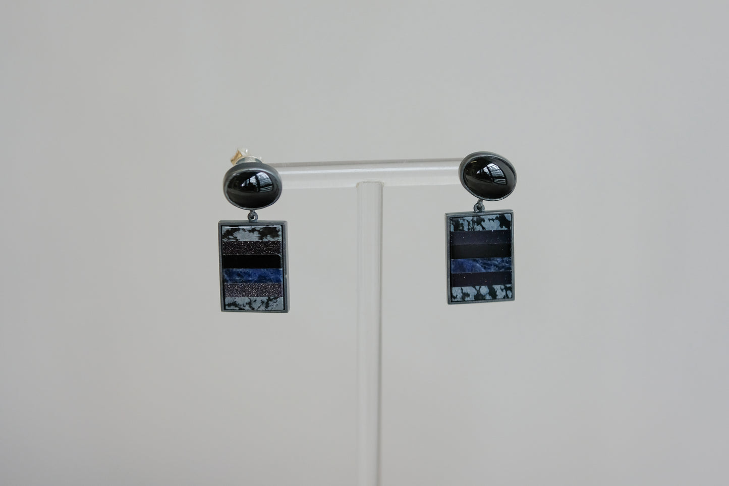 Stripes Medley Dangle Earrings