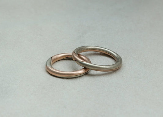 Bi-coloured Gimmel Ring