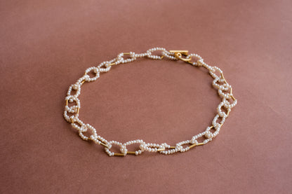 Baby Pearl Links Necklace