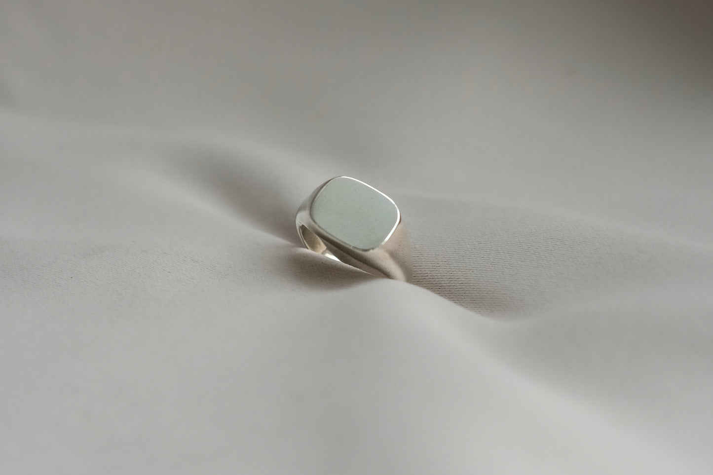 Cushion Signet Ring