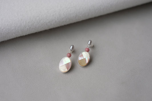 Dolce Earrings with Elongated Pearls