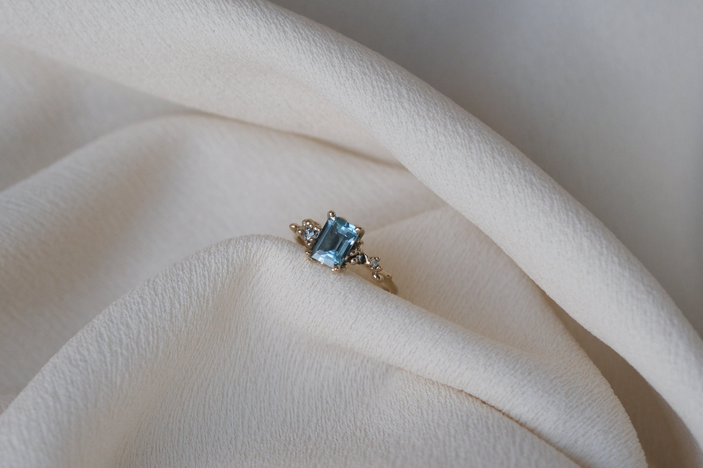 Aquamarine Stella Ring