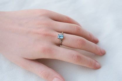 Aquamarine Stella Ring