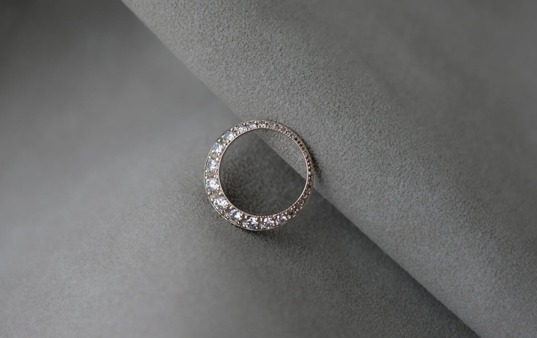 Diamond Crescent Ring – Belinda Chang Jewellery