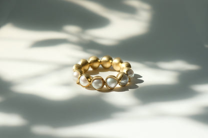 Eternity Fruity Pearls Ring