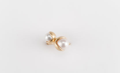 Fruity Pearl Double Ring