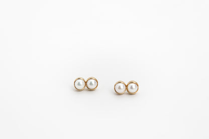 Fruity Twin Pearl Studs