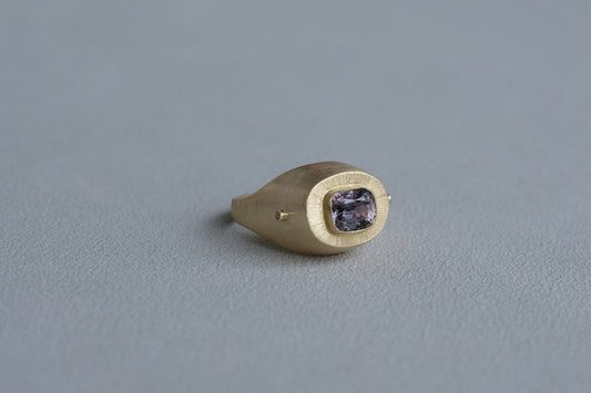 Renaissance Series Sapphire Signet Ring