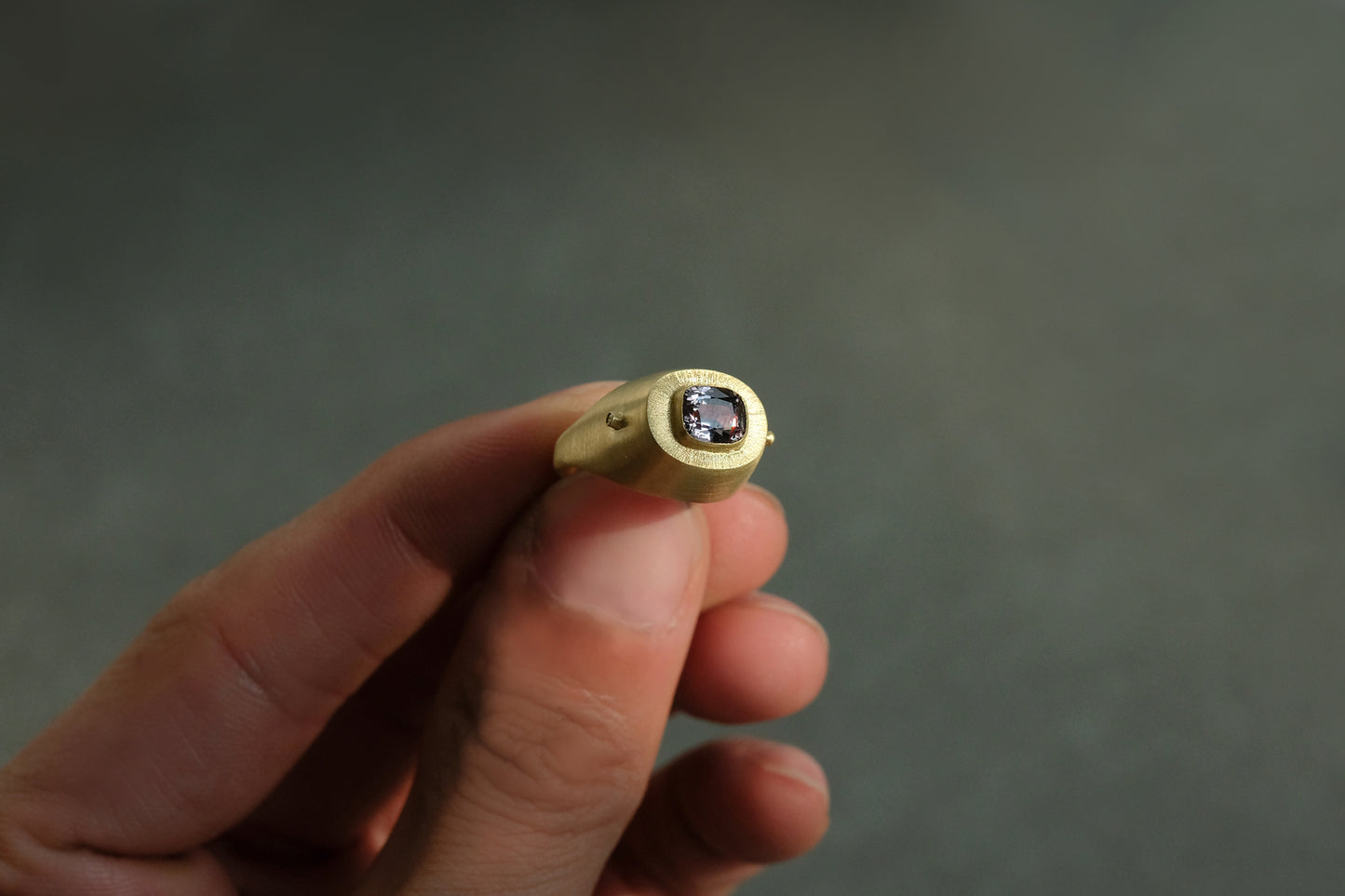 Renaissance Series Sapphire Signet Ring