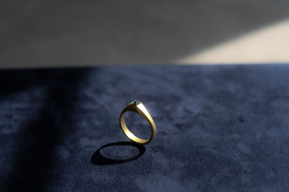 Renaissance Series Stirrup Tourmaline Ring