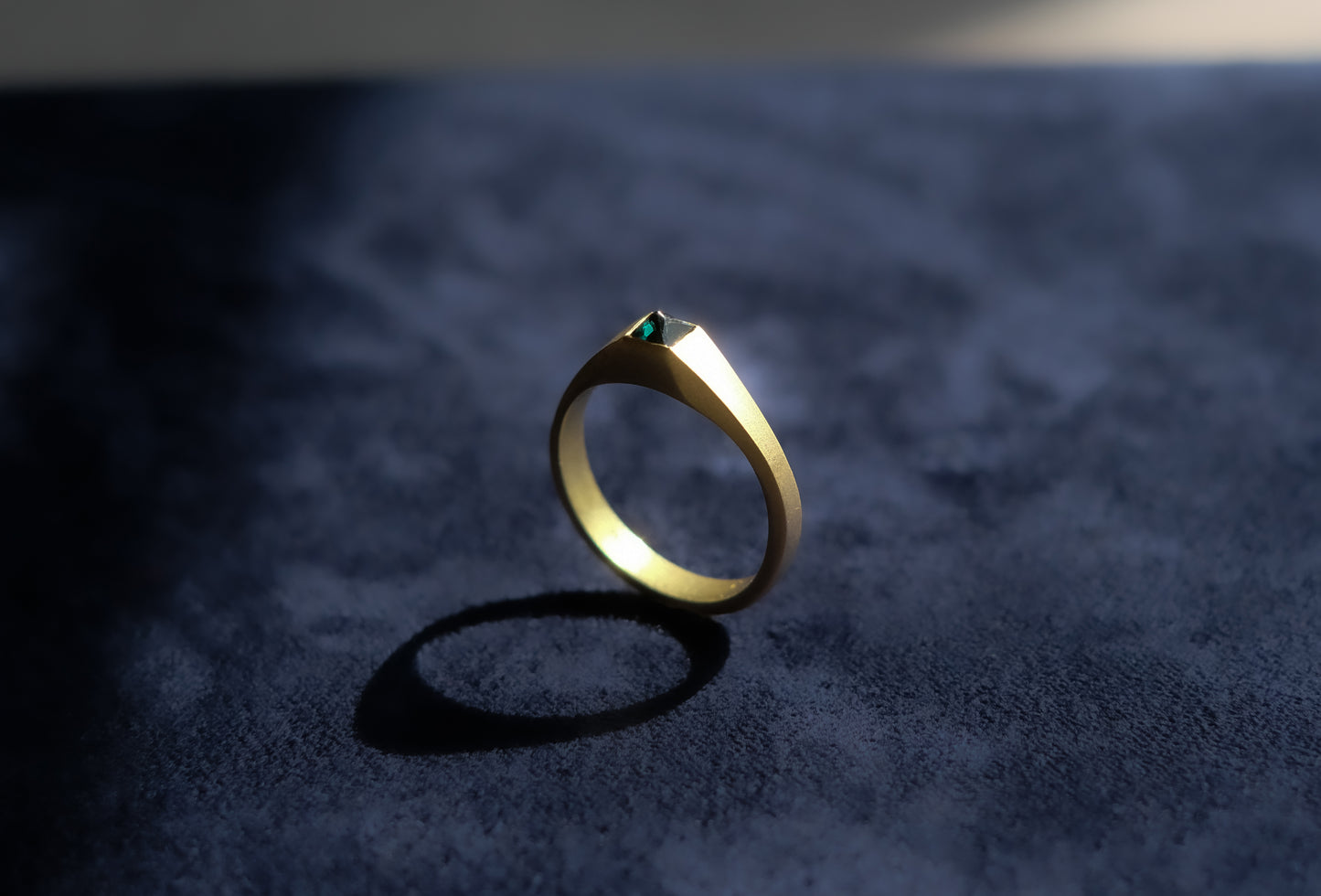 Renaissance Series Stirrup Tourmaline Ring